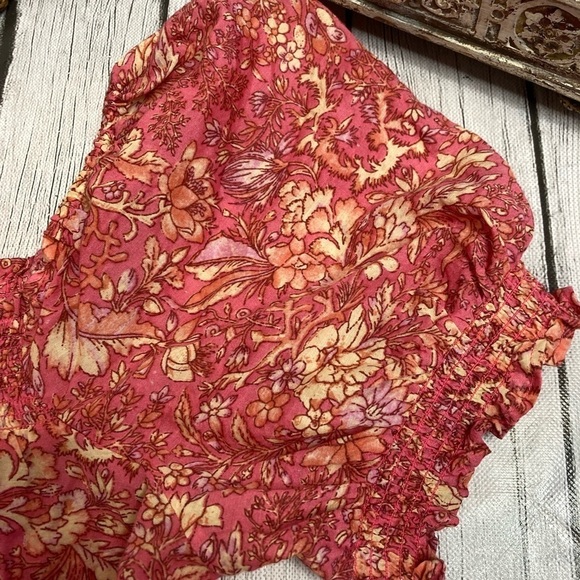 J. Crew Floral Voile Smocked Top - Picture 6 of 9